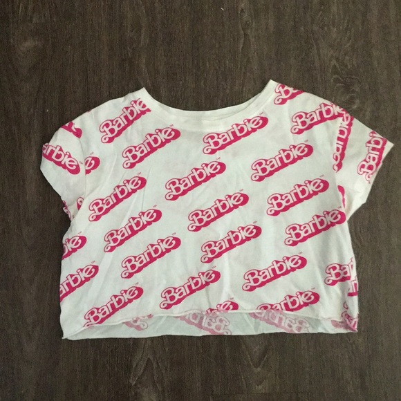 H&M Tops - HNM Barbie crop tee xsmall